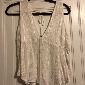 Free People White Top